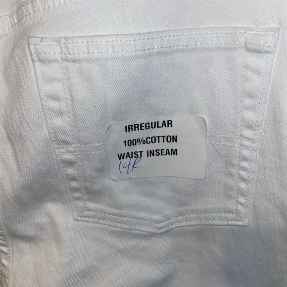 L.L. Bean Women's Flare White Jeans - Picture 7 of 12